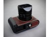 Leather Metal Grip Half Case LE-HCLCAQBR for Leica Q 